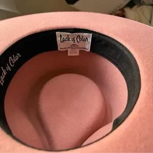 Lack Of Color Pink Wide-Brimmed Hat S 55CM Lack Of Color Pink Wide-Brimmed Hat S 55CM main image 3